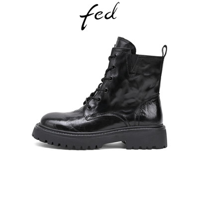 fed厚底马丁靴女秋季新款女靴