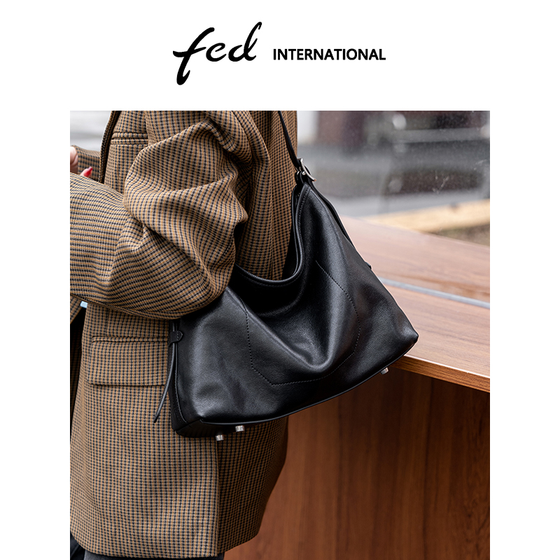 植鞣皮头层牛皮真皮女包