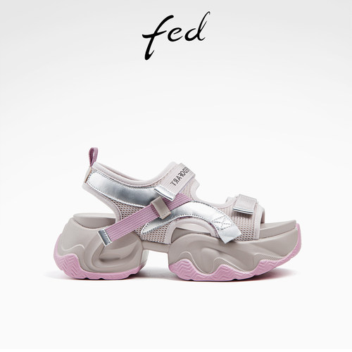 松糕厚底增高运动休闲罗马凉鞋