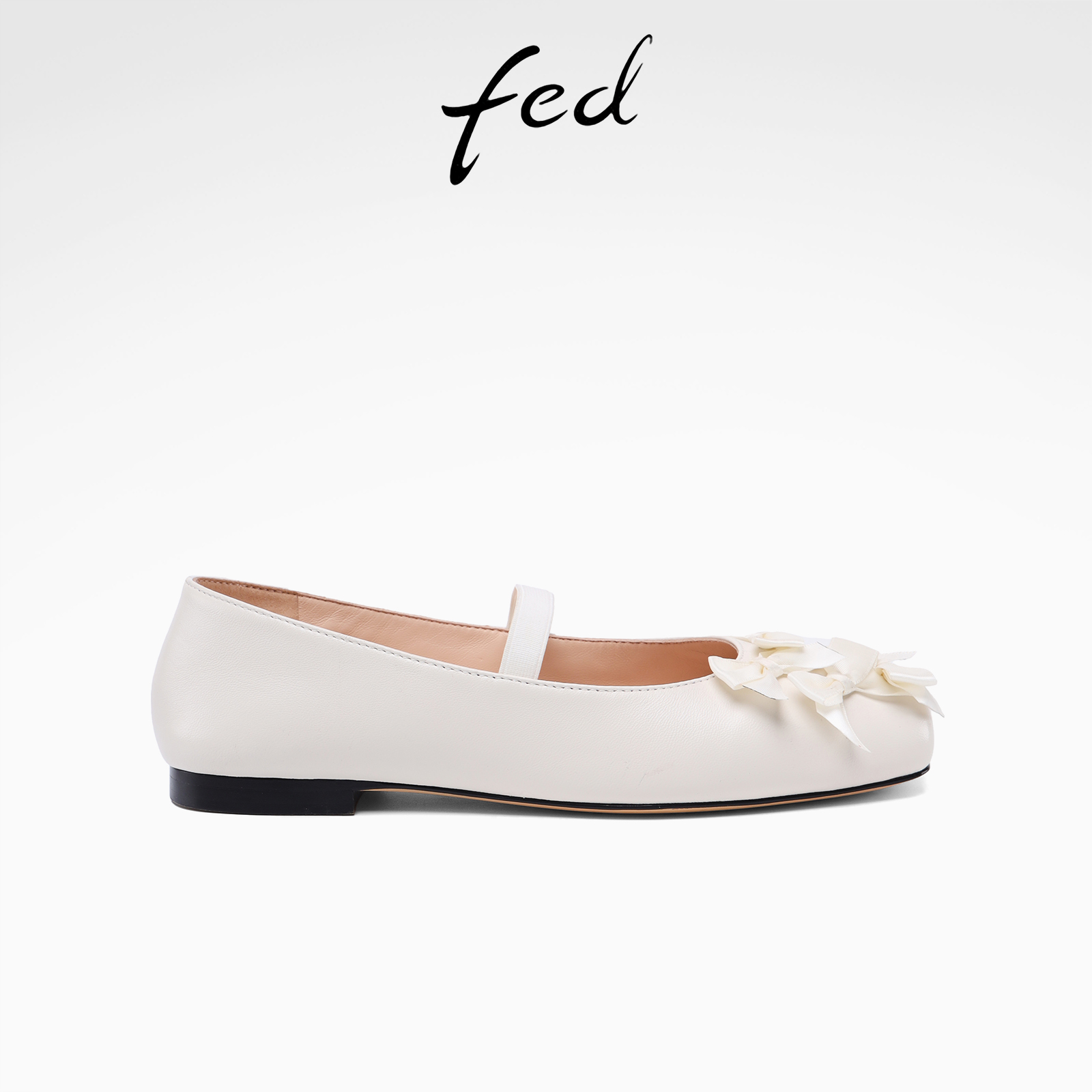 fed低跟玛丽珍鞋春季新款女鞋法式单鞋软底芭蕾鞋女S1023-DDB0249
