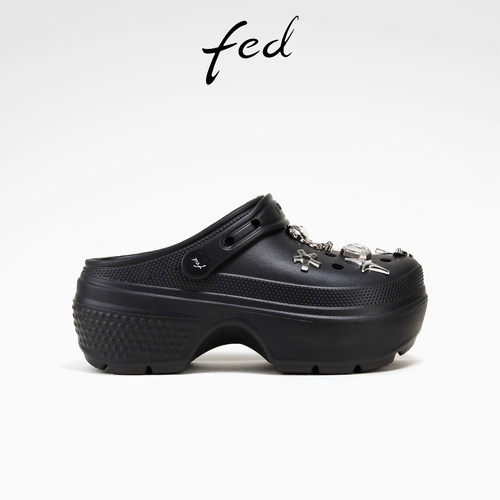 【樱桃熊联名款】fed厚底洞洞鞋夏季新款女鞋户外凉拖S0515-ZF650