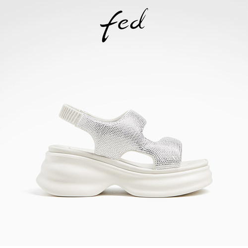 运动休闲凉鞋潮流一字带罗马凉鞋