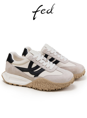 fed复古德训鞋夏季新款女鞋增高厚底鞋休闲阿甘鞋女S0425-ZCA606