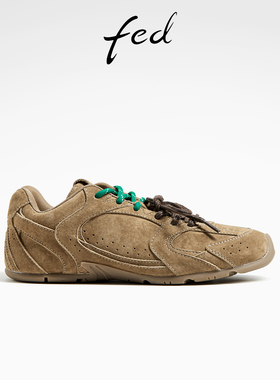 fed复古休闲鞋春季新款女鞋登山鞋阿甘鞋轻便德训鞋女D0823-ZC226
