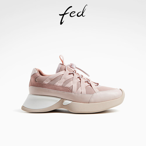 厚底运动休闲鞋女户外徒步老爹鞋