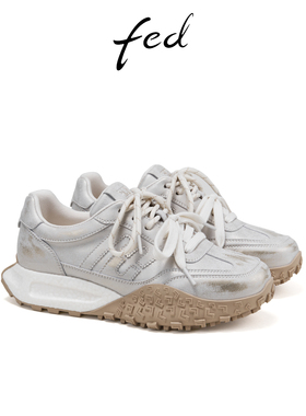 fed时尚德训鞋春季新款女鞋增高老爹鞋软底阿甘鞋女S0312-ZCA691