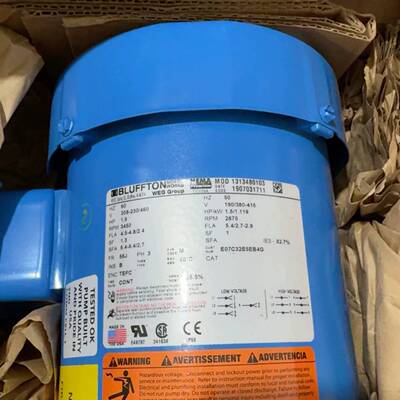 可议价BLUFFTON古尔兹端吸离心泵，型号1ST4F9A4，