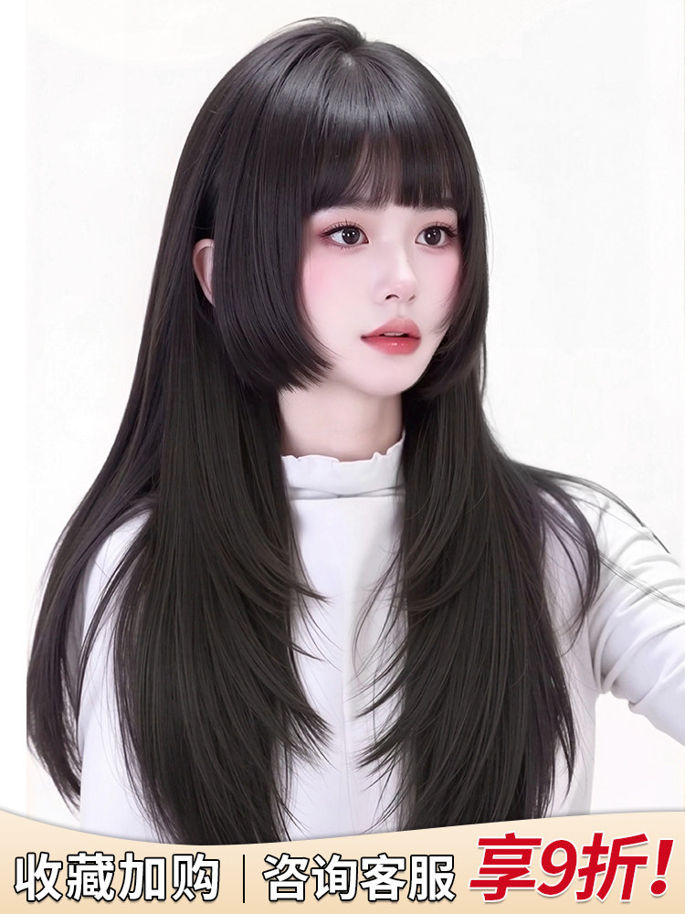 不用戴发网假发女片头顶彷真发补发蓬松高颅顶增发量公主切全头套