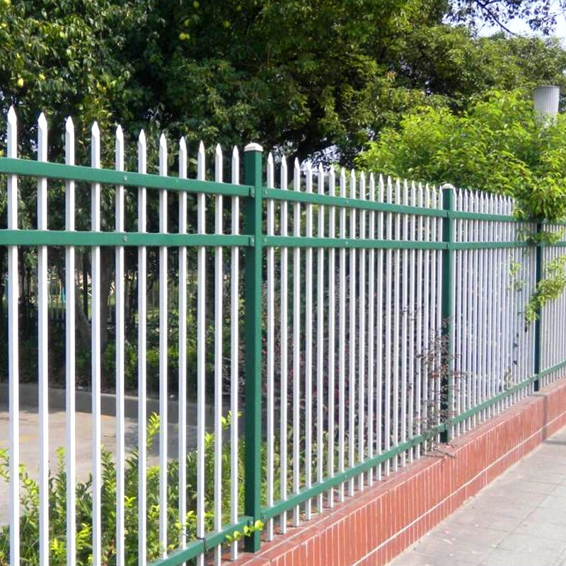 锌钢护栏围栏围墙w小区花园铁艺围栏栅栏室外工厂学校道路护栏定