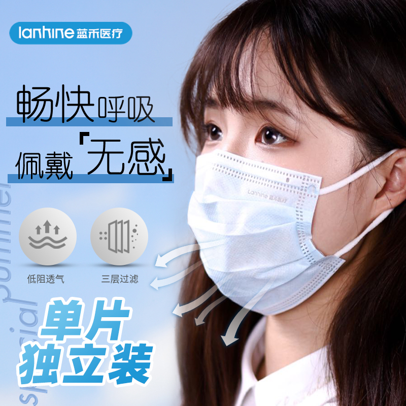 夏季专用轻薄透气医用外科口罩