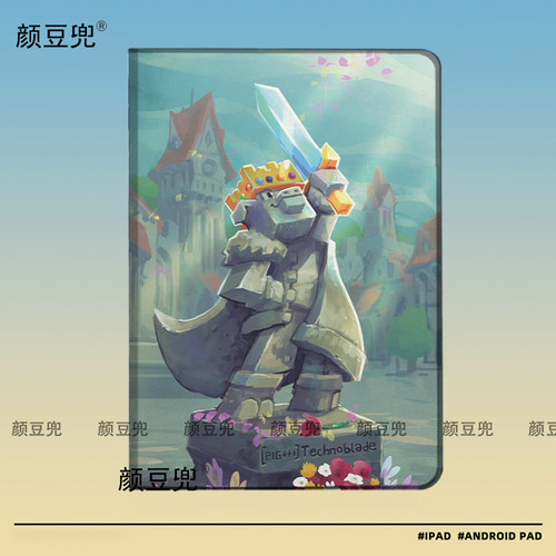 我的世界苦力怕猪神钻石剑ipad789 10.2适用10.9air45第十代mini67小米6/7 pro保护套matepad pro11华为11.5S