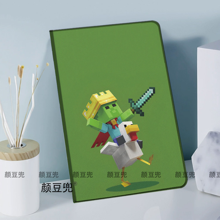 我的世界苦力怕鸭子钻石剑ipad789 10.2适用10.9air45第十代mini67小米6/7 pro保护套matepad pro11华为11.5S