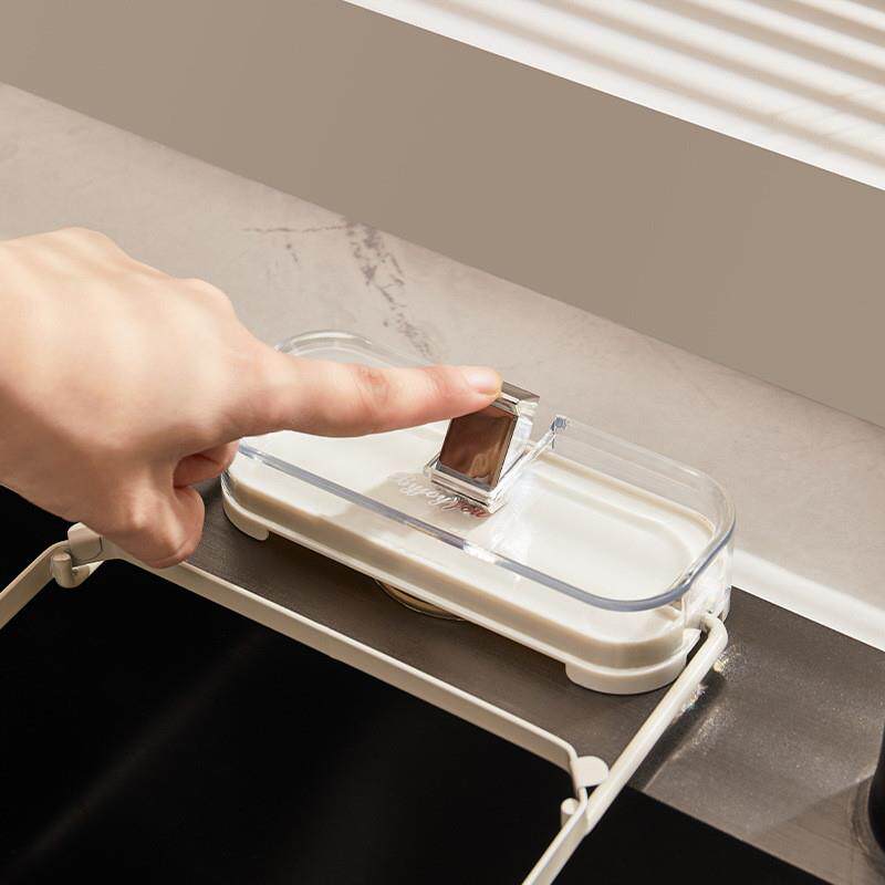 吸盘厨余过滤架杂物水池垃圾沥水网剩饭菜水槽厨房滤水架洗菜