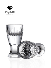 Ликер Cup crystal屹泰正品检测报告环保无铅k9级水晶白酒杯分酒器礼盒套装
