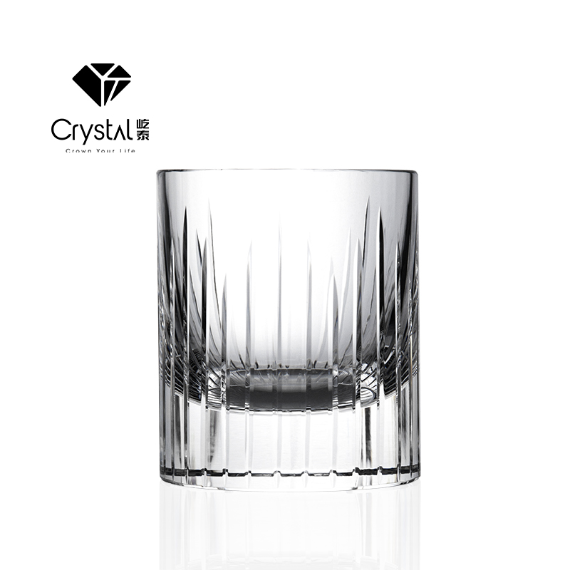 crysart镜头全手工切子水晶杯