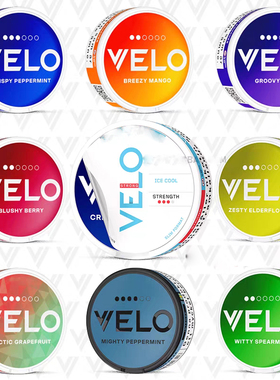 新款snus velo口含袋薄荷水果味VELO口唇袋平替ZYNsnus zyn口含袋