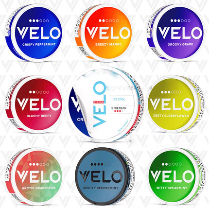 7送1 snus velo口含袋薄荷水果味VELO口袋平替ZYNsnus zyn口含袋