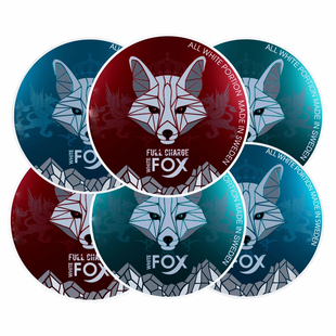 FOX正品代购瑞典snus口含袋清凉薄荷北欧风味提神解瘾便捷式唇袋