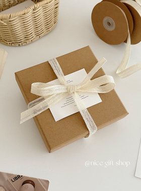 复古白色麻丝麻绳~ins编织礼物织带diy手工蝴蝶结花束打包绑带绳