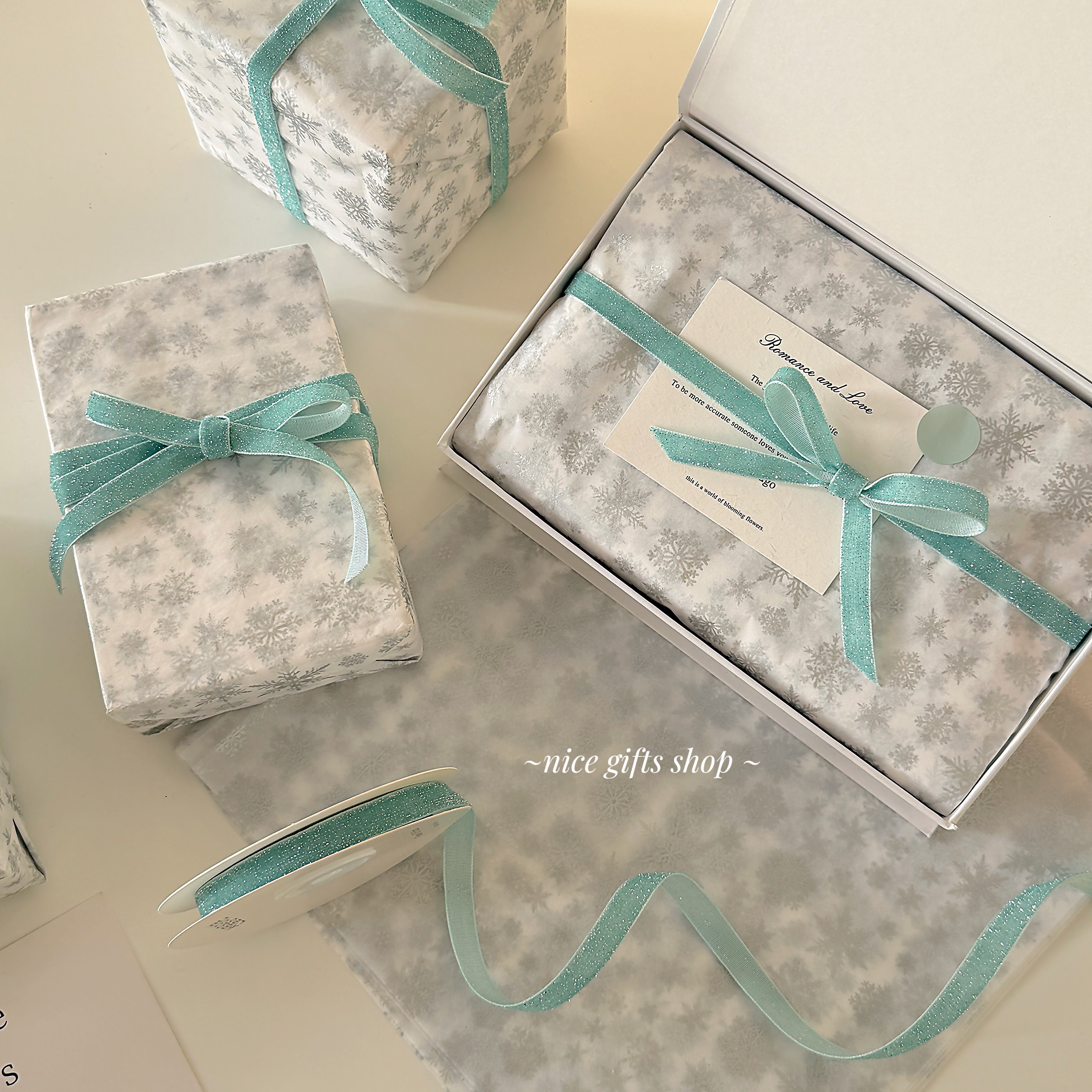 冬日银色雪花礼品纸ins风圣诞新年礼物打包雪梨纸手作装饰内衬纸,鲜花速递/花卉仿真/绿植园艺,花艺包装纸,淘宝优惠券,粉丝福利购,淘宝优惠卷