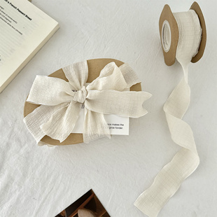 饰织带 绳花艺绑带礼物装 Nice gift花边褶皱感波浪丝带ins礼物包装