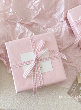 小红书同款粉色珠光雪梨纸ins节日礼物包装纸创意装饰纸出卡打包
