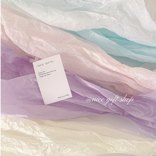 ins风莫兰迪色系哑光雪梨纸花束礼物包装纸装饰拍摄打底纸手揉纸