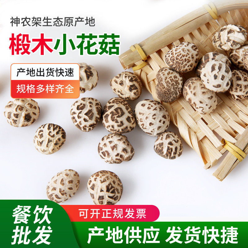 神农架花菇房县小花菇香菇干货500g冬菇迷你椴木蘑菇土特产包邮