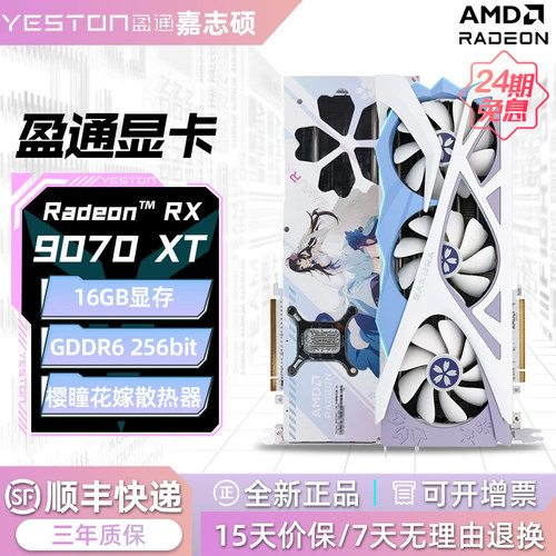 盈通RX9070XT16GD6显卡
