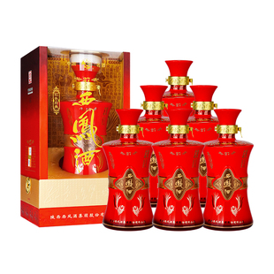 西凤酒红色经典27官方旗舰店陕西凤香型白酒45度纯粮食高度年份酒