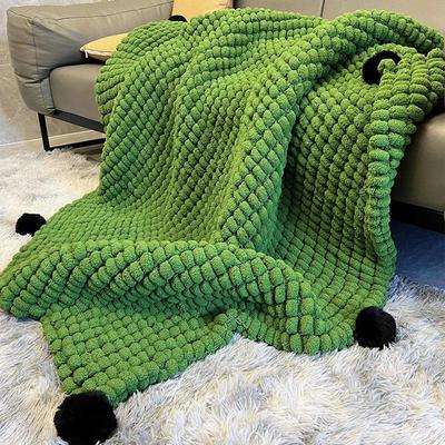 手工编织毛毯DIY材料包