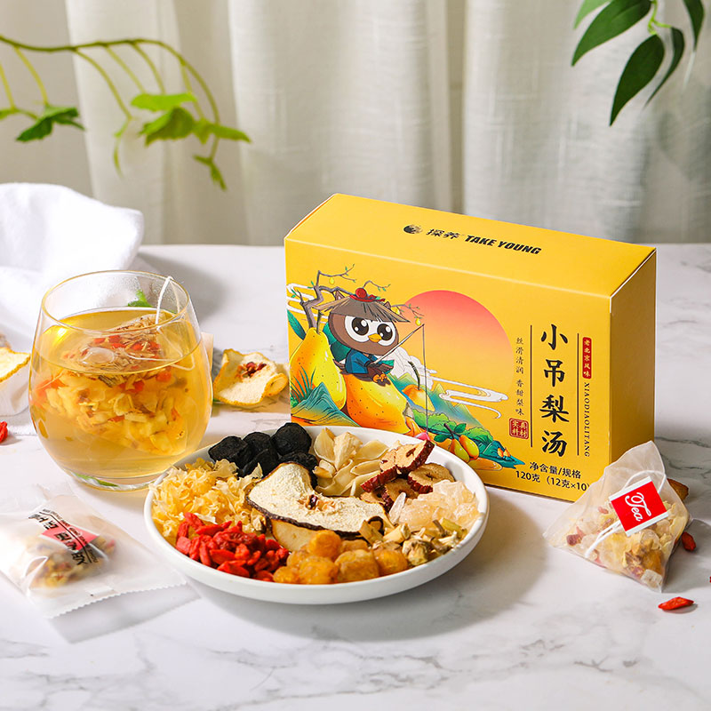 买一送一小吊梨汤免煮广式银耳雪梨汤糖水煲汤老北京桂圆红枣甜汤