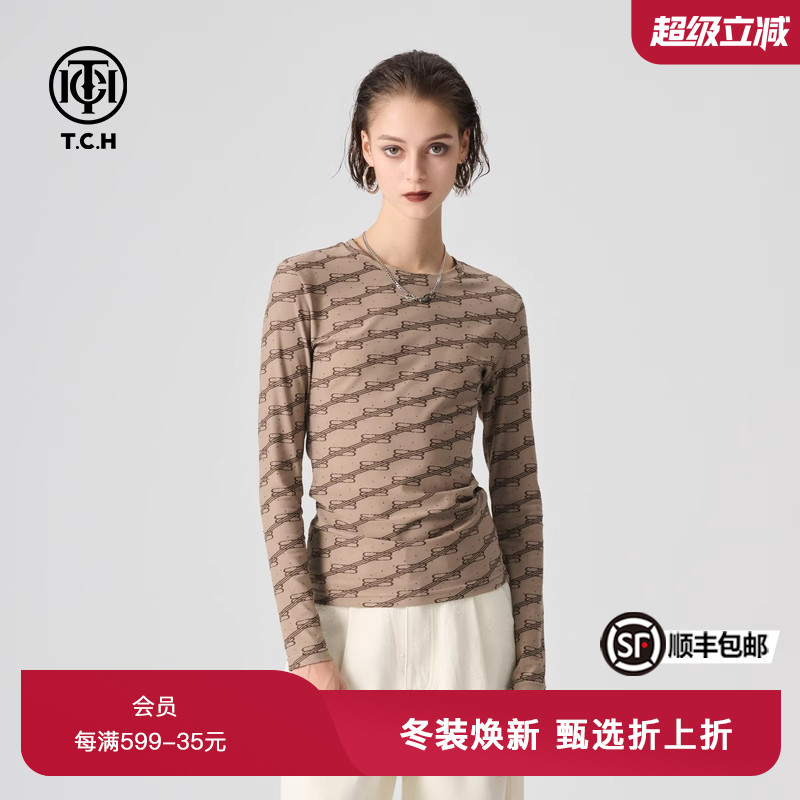 TCH轻奢春秋新款时尚休闲T恤轻奢系列T72A026005