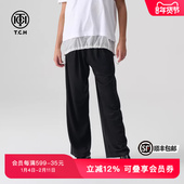 TCH轻奢春秋新款 T72A206098A 男女同款 百搭宽松阔腿裤 长裤