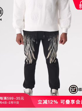 TCH轻奢春秋新款时尚百搭卫裤烫钻经典系列长裤T72A206106