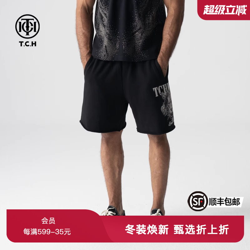 TCH休闲短裤烫钻百搭轻奢夏季