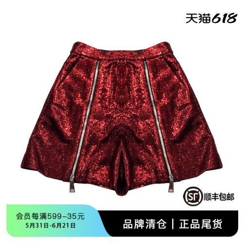 自然腰休闲时尚TCH短裤拉链