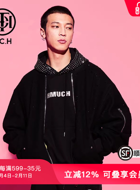 TCH轻奢潮牌外套秋冬烫钻时尚棒球服加厚夹克男T69D166032