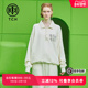 新款 TCH潮牌烫钻新款 翻领简约卫衣女夏季 套头上衣T69B116020