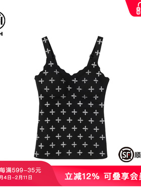 TCH私服烫钻时尚百搭带胸垫款吊带背心新款T72C03E5022