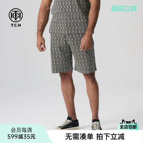 TCH潮牌时尚百搭休闲裤男女同款春秋新款显瘦个性T72B216060