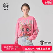 烫钻套头卫衣小龙经典 TCH轻奢春秋新款 时尚 系列T72A116067