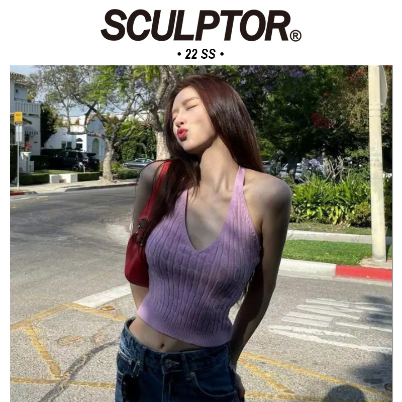 sculptor金泰妍挂脖背心