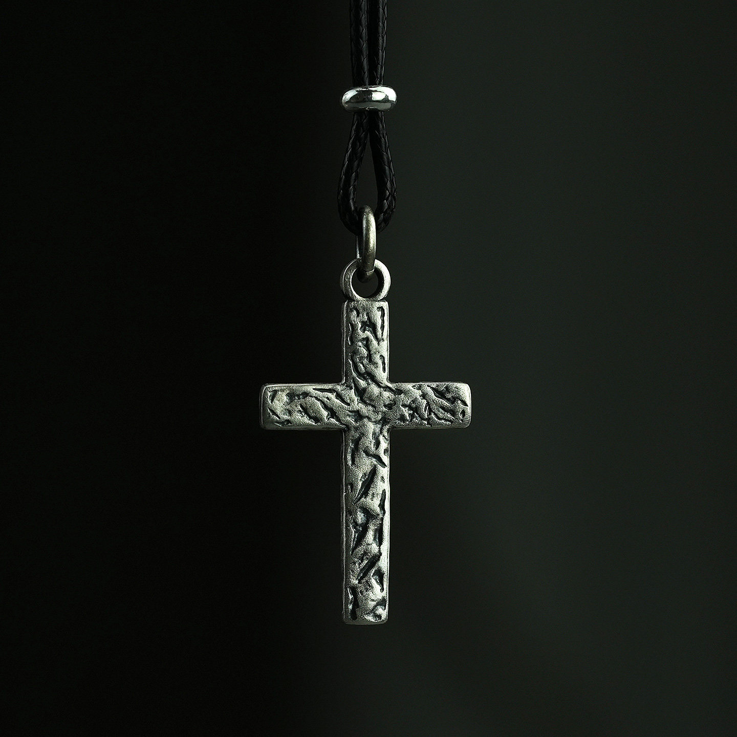复古手工做旧个性999足银肌理十字架吊坠项链原创设计情侣款银链,饰品/流行首饰/时尚饰品新,银饰吊坠,淘宝优惠券,粉丝福利购,淘宝优惠卷