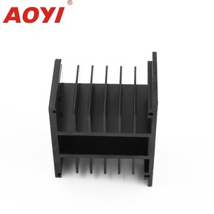 55单相固态继电器散热器SSR固态散热器60a75a90a120a铝制散热片