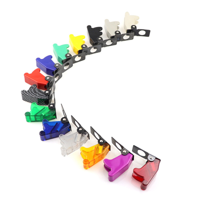 12mm钮子开关盖子防触保护盖防尘防水摇臂开关保护罩多色可选