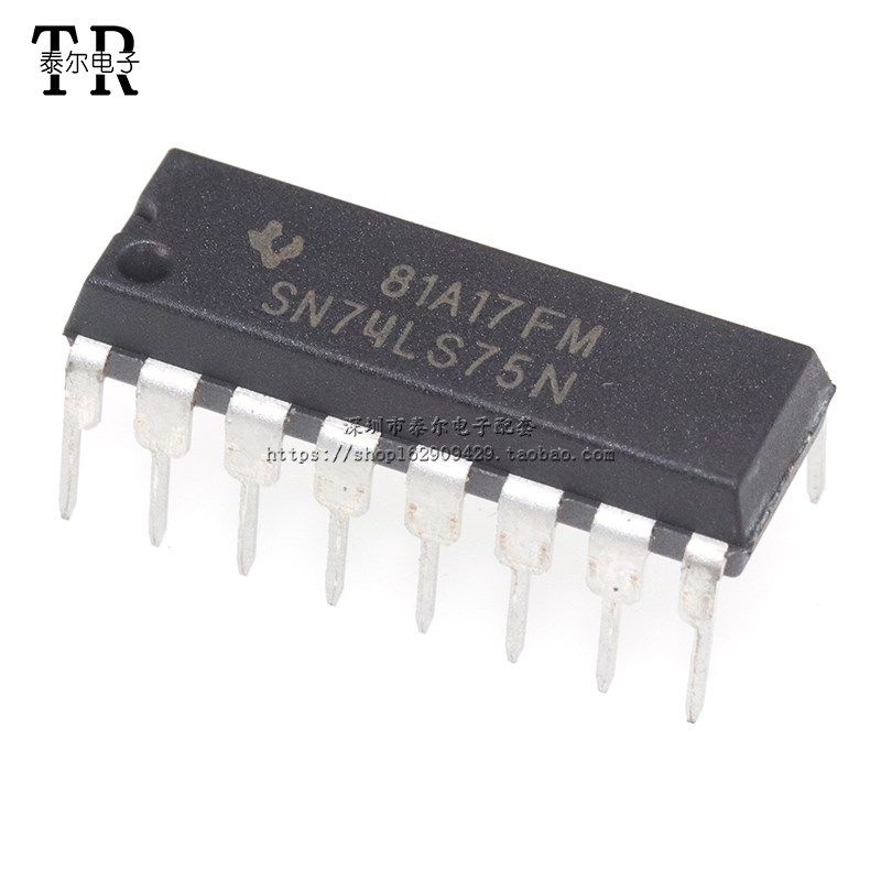 直插SN74LS75N 74LS75AN HD74LS75P DIP-16栅极/逆变器逻辑IC芯片