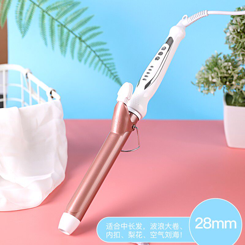 韩国陶瓷电卷发棒大波浪理发店内扣专用女大卷不伤发网红烫发神器