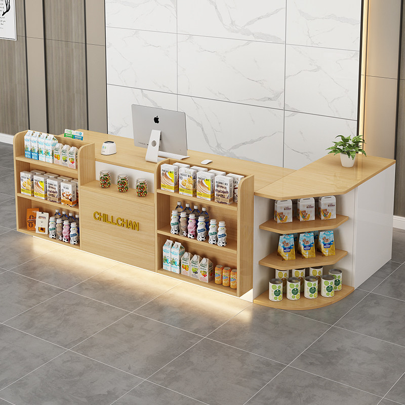 收银柜台超市便利店吧台网红零食小型转角展示柜母婴药店前台接待,商业/办公家具,收银台,淘宝优惠券,粉丝福利购,淘宝优惠卷