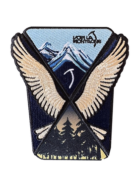 Voir La Montagne/见山原创迷彩衣魔术贴章臂章袖章刺绣粘布贴